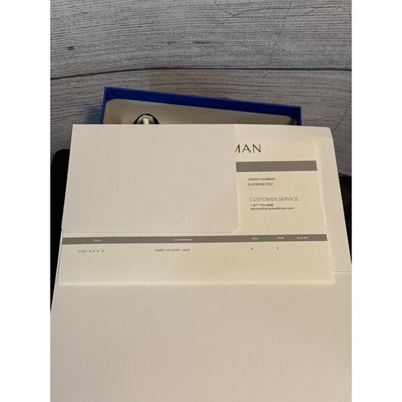 NIB Stuart Weitzman Gabby 45 Mary Jane Black Patent Leather Shoes Size 8.5 - Picture 4 of 4